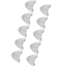 10x Polished Boat Stainless Steel Clamshell Vent/Wire Cover Clam Shell Vent