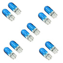 10x Blue T10 501 W5W Bulb Lamp for Instrument Gauge Cluster Dash Light Accessory