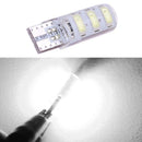 10pcs T10 5630 W5W Silica Gel 6MSD LED Car Night Interior Light Reading Bulbs