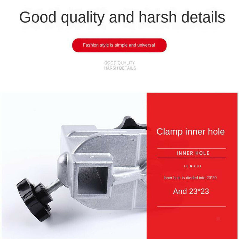 Heavy Duty Pet Grooming Table Arm Clamp Attach Arms to Tables Cat Dog 23x23mm