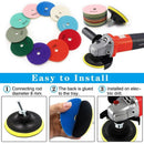 4 Inch Diamond Polishing Pads Set Wet/Dry Polishing Kit for Granite Stone C