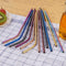 MultiColor Colorful Stainless Steel Straws Set of 12 Extra Long 10.5 inch R Q2R5