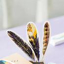30Pcs/Set Colorful Bookmark Feather Bookmark Cartoon Bird Animals Gift Pack Cute