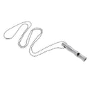 Emergency Survival Stainless Steel Whistle with Lanyard,Suitable for Hiking