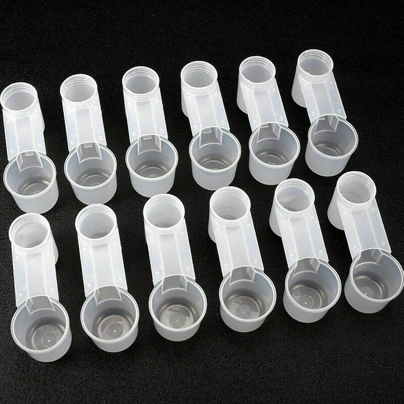 5Pcs Plastic Bird Feeder Drinker Cup Water Bottle For Poultry COP Dove Pige T3X5