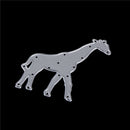 Cute Deer Metal Cutting Dies Stencil For Scrapbooking DIY Album Cards LJ