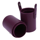 Travel Leather Cosmetic Brush Pen Holder Storage Makeup Empty Holder   A