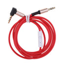 High Quality 3.5mm Male To Male Aux Audio Cable with Mic For All 3.5mm-Enabled