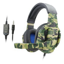 Camo Stereo Wired Gaming Headset with Mic for PS4 NS Xbox One 360 Over Ear