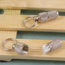2Pcs/Set Anti-Lost Pet Dog Cat ID Name Address Label Tag Storage Barrel Tube