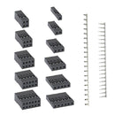 Lots 620 2.54mm Male Female Crimp Housing Header JST XH Connector Adapter Set