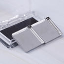 2 Grids pots empty magnetic eyeshadow pigment aluminum palette tin pans makeu H+