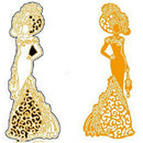 Elegant Slender Girl lady Metal Cutting Dies DIY Scrapbooking Photo Album3C