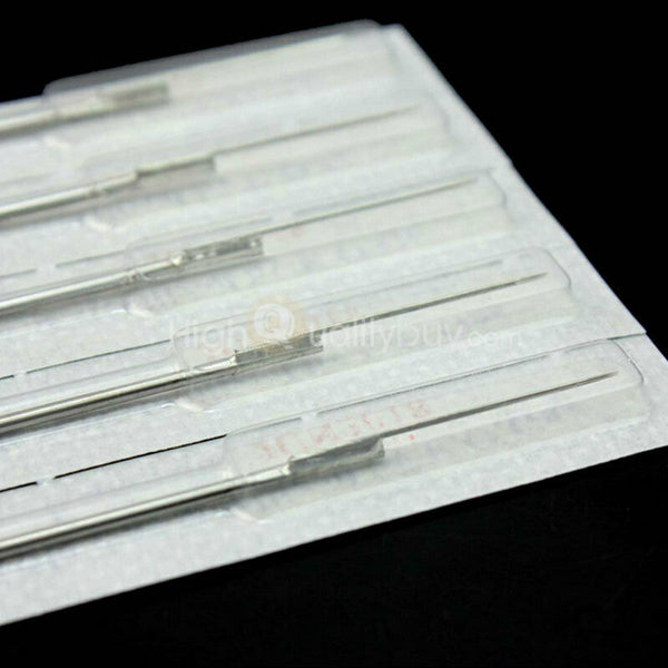 50pcs Sterilized Steel Tattoo Disposable Needles Round Liner Size 5RL dfg