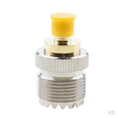 2pcs SMA Female to UHF Female RF Connector Adapter SO239 Converter