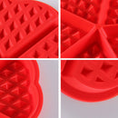 5-Cavity Waffles Cake Chocolate Pan Silicone Mold Baking Mould Kitchen Tool JR