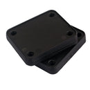 Pack of 10 Black Guitar Neck Plate Gaskets Pads Mats DIY Musical Instrument