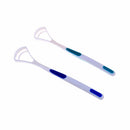 2Pcs Tongue Clean Bad Breath Scraper Brush Handle Hygiene Dental Care Cleaning F
