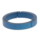 Titanium Circle Spring Keychain Buckle Clip Round Hook Key Chain 18mm Blue