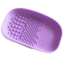 Purple Brush Cleaner Cosmetic Make Up Washing Brush Gel Cleaning Mat Founda