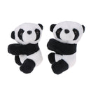 Plush panda clip small stuffed animal curtain clip bookmark notes souvenir toy3C