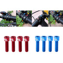 8pcs M5x17mm Bike Headset Bolts MTB Road Cycling Alloy Stem Screws Blue Red