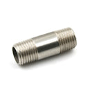 1/4"Male x 1/4" Male Threaded Pipe Fitting Stainless Steel SS304 NPT Cy