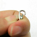 100 pcs Lobster Clasp Hooks Claw Buckle Snap Key Chain Cord Phone Cell Lany