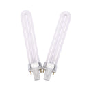 2X 9w uv lamp bulbs for nails lamps replacement gel nail dryer uv light bulb Ew
