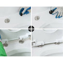 2X 5cm Replacement Toilet Seat Hinges Mountings Set Fittings Screws Repairing
