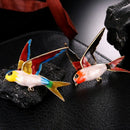 Swallow Bird Shape Enamel Brooches Animal Pin For Women Kids Scarf Suit Lap A2R7