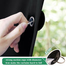Temporary Blackout Blind Curtain For Window Adjustable Sucker Shade Drape T