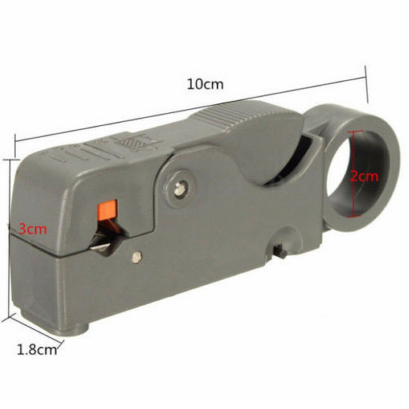 Adjustable Double Blades RG6/59 Wire Stripper Automatic Cable Cutter Pliers  Bj