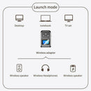 2 in 1 USB Wireless Audio Adapter Transmitter Receiver for TV/PC Car Speaker