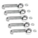 5X5 Plated 4 Door Pull Handle Cover and Tailgate Handle Cover for 2007-2017