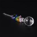 Hanging Glass Crystal Ball Prism Pendant Ornament Rainbow Wedding Gift Ne 3C