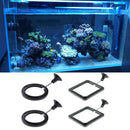 4 x Practical Floating Food Square and Round Circle - Reduces Waste & Maintains