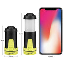LED Camping Light with Magnetic Base Collapsible Survival Tent Lights Flashlight