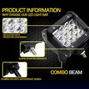 4" Inch 36W LED Work Light Bar Beam Spot Off road Driving Fog Lamp SUV ATV  JC&M