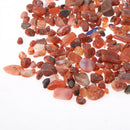 100g Natural Carnelian Stones Rough Specimen Home Fish Tank Decor