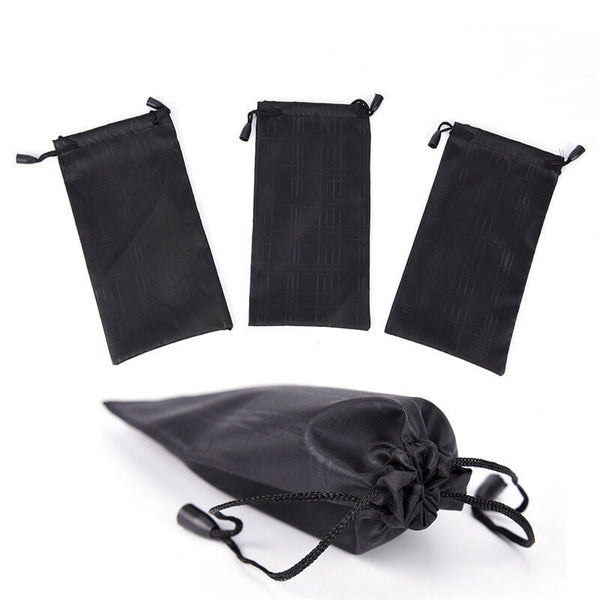 10 pcs Sunglasses Bag Soft Waterproof Cloth Glasses Pouch Sunglasses Case FT