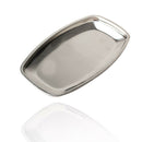 Mirror Plane Rectangle Towel Dish Handkerchief Stand Holder Stainless Steel