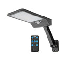 56LED Solar Motion Sensor Wall Light Remote Control Street Lamp (Black) A