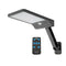 56LED Solar Motion Sensor Wall Light Remote Control Street Lamp (Black) A