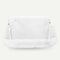 Women Plush Messenger Bag Big Capacity Fluffy Shoulder Handbags (White)