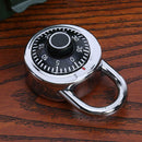 Hot Hardened Steel Shackle Dial Combination Luggage Locker Lock Padlock