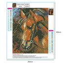 DIY Full Drill Diamond Painting Horse Cross Stitch Embroidery Needlework