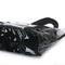 Set 2PCS Women's Handbag Tote Shoulder Bag Transparent PVC Black Fashion H7B4