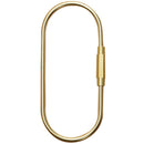 Keychain With Lock D Key Chain Ins Golden Camping Carabiner Survival Campin S2Z3