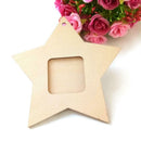 10pcs Wooden Photo Frame Pendant Picture Frame Wall Art Wedding Home Decor